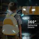 CAMTOP Toddler Backpack for Boys Girls 2-4, Kids Backpacks for Kindergarten Preschool, 12" H Small Bookbag for Daycare Travel (Yellow, 12''- Not fit A4 folder)