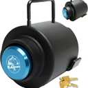 Trailer Lock, Heavy Duty Trailer Ball Lock Fits 2 5/16-Inch Couplers, Anti-Theft, Anti-Smashing, Secures Safety Chains, Solid Steel Towing Hitch Accessories for RV, Cargo, Boat (with Handle)