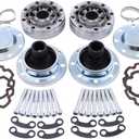 MOTOKU Forward and Rearward Rear Prop Drive Shaft CV Joint Rebuild kit for Jeep Wrangler 2007-2017