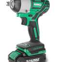 KIMO Cordless Impact Wrench 1/2'' Impact Gun-Bare Tool,  Battery & Charger