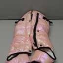 Dog Coat, Waterproof Dog Jacket for Winter, Warm Fullbody Dogs Snowsuit, Winter Coat for Small Dogs, Zip Up Pet Puffer Jacket Fleece Vest, Outdoor Reflective Cold Weather Pet Coats, Pink, Size XL