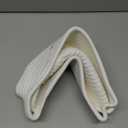 Small Woven Basket, Cute Cat Toy Basket for Living Room, Decorative Nursery Bin for Toys, Diapers, Empty Gift Baskets for Baby, White, 9.8 x 4 inches