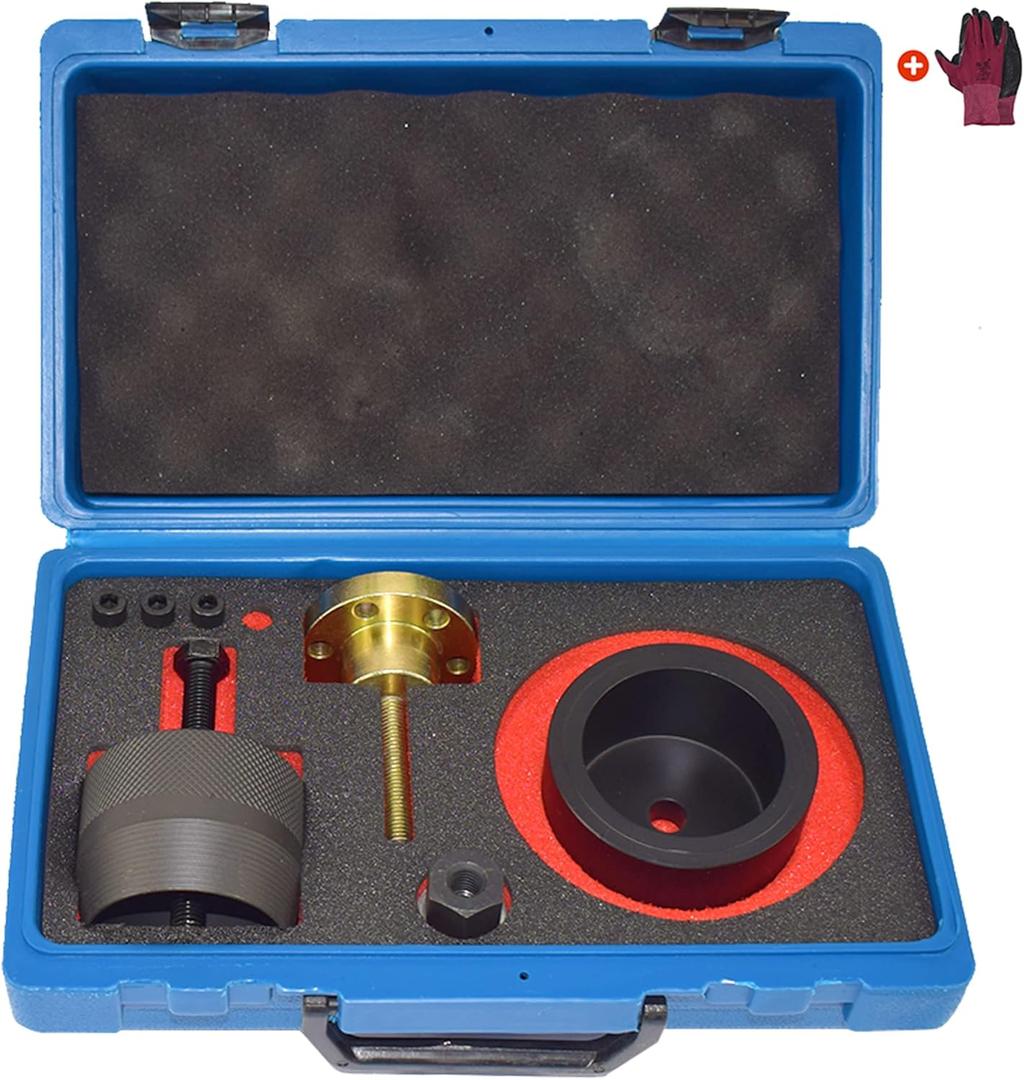 2241 Oil Seal Remover & Installer Kit, Compatible with BMW N20/N26, with Carrying Case & Gloves