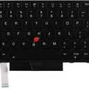 Replacement Keyboard with Backlit and Pointer for Lenovo ThinkPad T490 T495 T480S E480 E485 E490 E495 L380 L390 L480 L490 R480 R490,T14 Gen 1 Gen 2, P14s Gen 1 Gen 2 Series Laptop US Layout