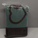 MIULEE Christmas Dark Green Microfiber Bathroom Rugs and Mats Sets 2 Pieces Extra Thick Non Slip Bath Mat Absorbent Soft Shaggy Washable Quick Dry Rug for Bath Room Floor Restroom, 16"x24"+20"x30"