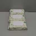 The Honest Company Clean Conscious Multi-Use Wipes, Unscented Hypoallergenic Baby Wipes for Sensitive Skin, 99% Water Plant-Based Compostable Wipes, Geo Mood, 288 Count (72 Count (Pack of 3))