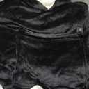 CYMULA Heated Hoodie Blanket, Wearable Heated Blanket Hoodie Oversized Portable Cordless Heating Wearable Blankets, 3 Heat Settings Electric Hooded Gifts for Women Men with Power Bank, Black (Standard)