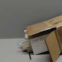 Giftgarden 24 Inch Wall Mounted Floating Shelves Set of 5, Distressed White Wood Wall Shelves for Bathroom, Bedroom, Kitchen, Living Room Storage and Decoration, Rustic Wooden Picture Ledge