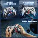 Xexvyrin Wireless for X-Box Controller, Compatible with X-box One X|S, Series PC, Special Edition Custom Controller 6-Axis Motion Control/3.5mm Audio Jack/Dual Vibration/Macro Function/TurboWhite