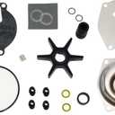 MARKGOO 46-99157T2 Upper Water Pump Impeller Repair Kit Replacement for Mercury Mariner Sears Outboards 9.9 15 18 20 25 HP 15XD 20XD 18XD 25XD BigFoot Boat Motor Engine Parts 85098A2 99157A2
