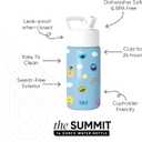 Simple Modern Kids Summit Water Bottle with Straw Lid | Sesame Street 14oz Stainless Steel Cup Insulated Tumbler for Toddlers, School | Sesame Street Pals