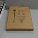 77 Inch Heavy Duty Smart Bird Feeder Pole for Outdoors with 5-Prong Base and 2 Plates, Rust-Proof Metal Wild Bird Feeder Stand/Post, Adjustable Birdhouse Pole, Weather Station Mounting Kit (Black)