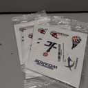 4 x 24 PCS Washington American Wizards Basketball Stickers for Water Bottle, Laptop, Bicycle, Computer, Motorcycle, Travel Case, Car Decal Decoration Sticker