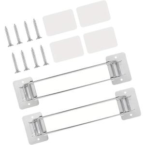 Telescopic Corner Shower Stainless Steels Space-Saving Bathroom Storage Rod for Compact Living Areas Corner Shower Shelf Rod Adjustable Rustproof Storage