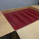 IRIS USA 94 Qt. Stackable Plastic Storage Bins with Lids, 2 Pack - BPA-Free, See-Through Organizing Solution, Latches, Durable Nestable Containers, Secure Pull Handle, Made in USA - Red