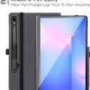 ZtotopCases for Samsung Galaxy Tab S10 FE Plus 5G 13.1 Inch 2025(SM-X620/SM-X626B), Multi-Angle Viewing Protective Cover with Pocket, Auto Sleep/Wake,Denim Black