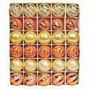 Dohance Christmas Ornaments Set 60ct Christmas Tree Decoration Ornament Balls Decor Baubles for Xmas Trees Decor Holiday Party Wedding Decoration 2PAC