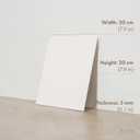 Elan Canvas Boards for Painting 7.9x7.9 Inch, 12-Pack 100% Cotton Acid-Free Blank Canvases for Painting 8oz, Triple Primed 7.9x7.9 Canvas Panels