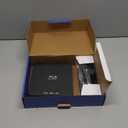 Blu Ray Player 1080P Blu-ray Disc Player for Home Cinema, Dolby Audio/DTS, Plays All DVDs and Region A 1 Blu Rays, Supports 128GB USB Stick, with HDMI and AV Output Connection Cable, NTSC US Standard