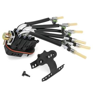 FJ503 Spider Fuel Injector Assembly 6 Cylinder w/Bracket Compatible with Chevy Blazer S10 Express Silverado Astro GMC Jimmy 1500 C1500 K1500 Safari Oldsmobile V6 4.3L 1996-2005 Replace FJ10565