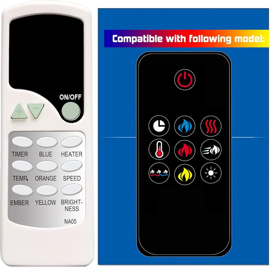 Replacement for Napoleon Fireplace Heater Remote Control W660-0211-SER NEFL42CHS NEFL50CHS NEFL60CHS NEFL74CHS NEFL42CHS-1 NEFL50CHS-1 NEFL60CHS-1 NEFL74CHS-1