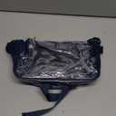 MAY TREE Small Clear Backpack Stadium Approved for Women and Men Clear Bag for Stadium Events Concert Sporting Festival, Navy