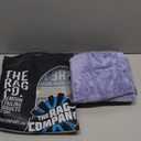 The Rag Company - The Eaglet 350 - Professional Korean 70/30 Blend; Super Plush Microfiber Detailing Towels; Perfect for Wheels, Mirrors, and More; 350GSM; 8inx8in, Lavender (10-Pack)