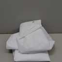 AmazerBath Shower Curtain Liner 2 Pack, 72 x 72 Inches PEVA Plastic Shower Liner with 3 Weighted Stones and 12 Rustproof Metal Grommet, Standard Size Lightweight Shower Curtain - White