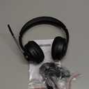 AOC Wireless Headset with Mic for Work, Bluetooth 5.4 Headphones with Noise Canceling Microphone, USB C, 30H, Clear Calls & Mic Mute for PC, Laptop, Cell Phones, Zoom - Black