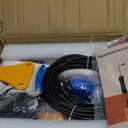 1540LBS Electric Hoist Winch 3-in-1 | 1500W Portable Manual, Wired & Wireless Remote Control | 25ft Vertical & Horizontal Lift | Overload Protection for Towing and Lifting (Blue)