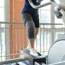 OrthoSleeve Stabilizing Compression Knee Brace KS8 with Patella Stabilizer Ring, Stability Splints and Adjustable Top for Knee Pain, Arthritic Knees, Post-Surgery and Swelling (X-Large)