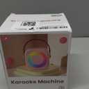 Karaoke Machine for Kids, Karaoke Gifts for Girls Ages 4, 5, 6, 7, 8, 9, 10, 12 +Year Old Birthday Party, 4-12 Years Old Christmas Toys Gift for Girls (Beige 2 Mics)