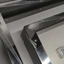 2 Pieces Stainless Steel Microwave Trim Kit 3'' Wide Built in Microwave Side Panel Filler Kit for Range Kitchen Countertop Oven with Screws 15.75" H x 11" D(Silver)