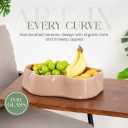 Modern Glass Decorative Bowl for Kitchen & Home Decor Handmade Unique Design Key Bowl for Entryway Table, Living Room, Premium Candy Bowl, Fruit Bowl for Kitchen Counter