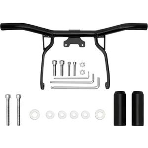 Motorcycle Engine Guard Crash Bar Street Glide Accessories Compatible with Davidson Touring Street Glide Electra Glide Road Glide Road King Ultra Limited Black Alloy Steel Flat Out Bar 2014~2023