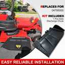 deawater 04795000 Side Discharge Chute Compatible with Ariens & Gravely ZTX42 ZTX52 ZTXL42 ZTXL52 Lawn Mower, Replacement Part for ZTX Series, 1PCS