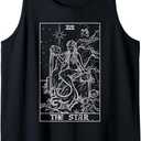 The Star Tarot Card Halloween Horror Mermaid Gothic Witch Tank Top, Size S