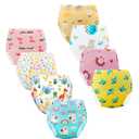 Potty Training Underwear for Girls, Toddler Learning Designs Training Pants(8 Packs, 23T, S)