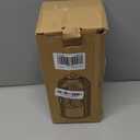 Makeup Brush Holder with Lid 360° Rotating Clear Dustproof Make Up Organizers for Vanity Bathroom Countertop, Black