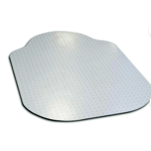 Evolve Modern Office Chair Mat for Low and Medium Pile Carpet with Lip 36" x 48"