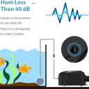 Uniclife Aquarium Air Pump Dual Outlet Fish Tank Aerator with Accessories for 5-200 Gallon Tank