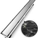 WEBANG 36 Inch Linear Shower Drain Rectangular Floor Drain with Accessories Reversible 2-in-1 Cover Tile Insert Grate Removable SUS304 Stainless Steel CUPC Certified Brushed