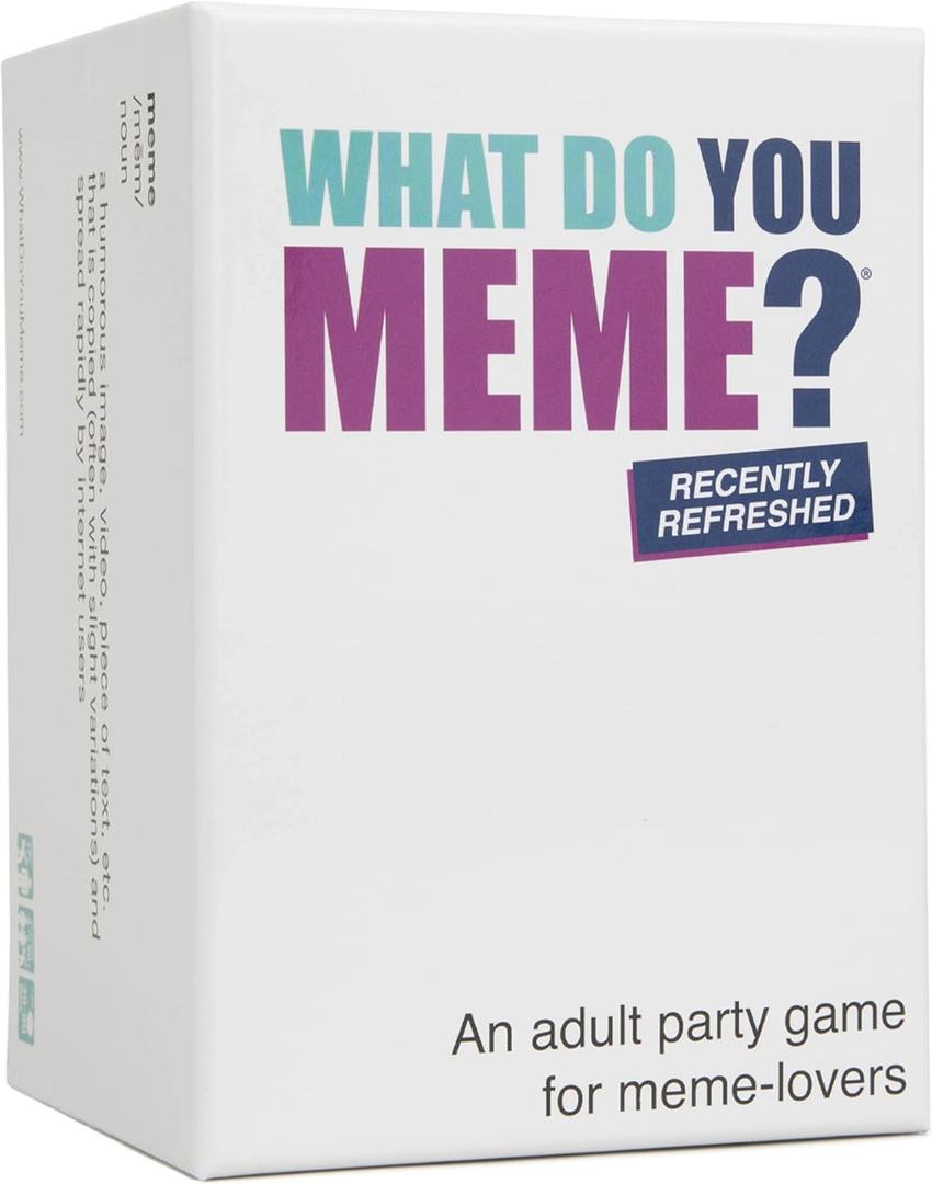 WHAT DO YOU MEME? Core Game (Original Version)  The Hilarious Adult Party Game for Meme Lovers (16.51 cm x 11.43 cm x 10.92 cm)