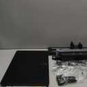 Perlegear Universal Swivel TV Stand Base for 3270 inch TVs, Height Adjustable Table Top TV Stand Mount with Tilt, Tempered Glass Base, Holds up to 88 lbs