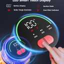 Cordless Vacuum Cleaner, 500W 50KPA 60Mins Vacuum Cleaners for Home, Self-Standing Stick Vacuums with LED Display, Anti-Tangle, Lightweight, Rechargeable Wireless Vacumm for Pet Hair Carpet Floor
