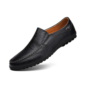 Go Tour Men’s Casual Leather Fashion Slip-on Loafers Shoes 9.5