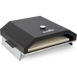 Stanbroil Pizza Oven for Blackstone 36" Gas Griddle Cooking Station, Outdoor Pizza Maker with Side Panels and Temperature Gauge, 17.7 in. x 13.7 in. Pizza Stone