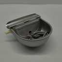 Automatic Water Bowl for Dog Large Size,Animal Drinking Water Bowl,Outdoor Dog Water Bowl,304 Stainless Steel Water Bowl with Float Valve, Drain Hole, Pipe,for Poultry and Livestock