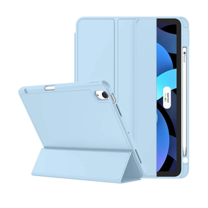 ZryXal iPad Air 11 Inch Case M3 2025 / M2 2024, iPad Air Case 5th Generation/4th Generation 2022/2020 10.9 Inch [Support Touch ID and Auto Wake/Sleep] (Sky Blue