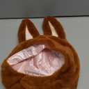 Little Monster Cartoon Ears Hat Toy Character Cosplay Dark Hat Fairy Tale Costume for Halloween Party Photo Prop (Brown)